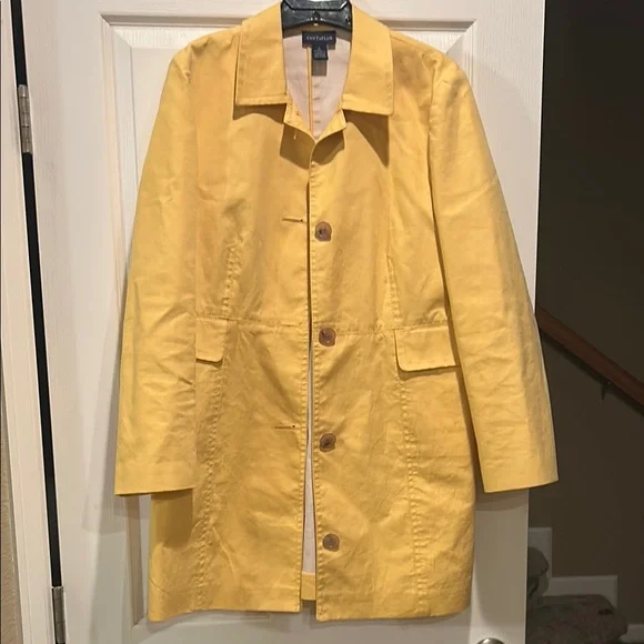Ann Taylor Jackets Coats Ann Taylor Yellow Trench Coat